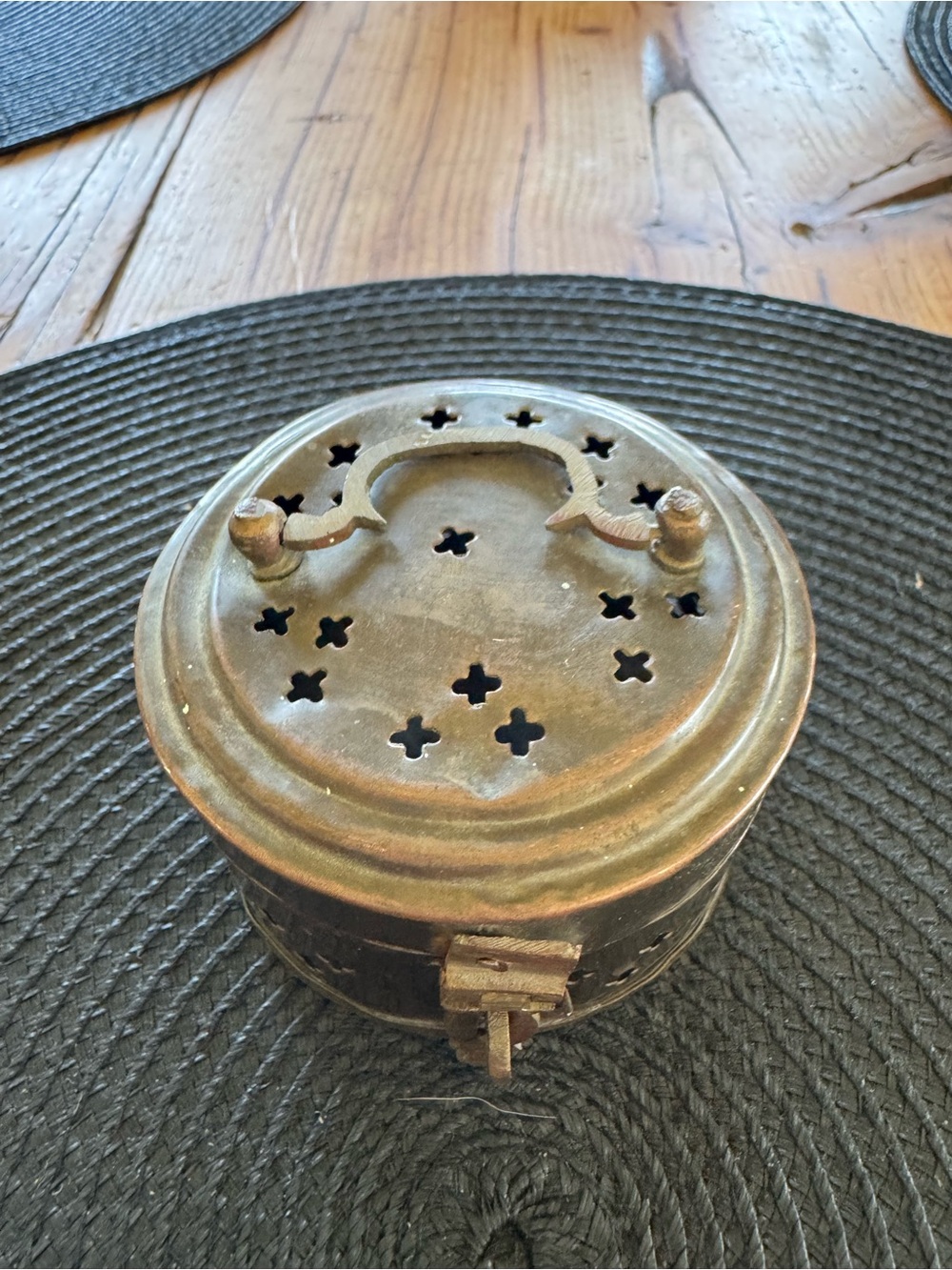 Brass Cricket Box